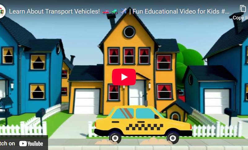 Learn About Transport Vehicles!  | Fun Educational Video for Kids