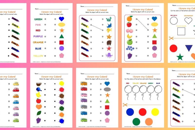 Worksheets – Color Matching