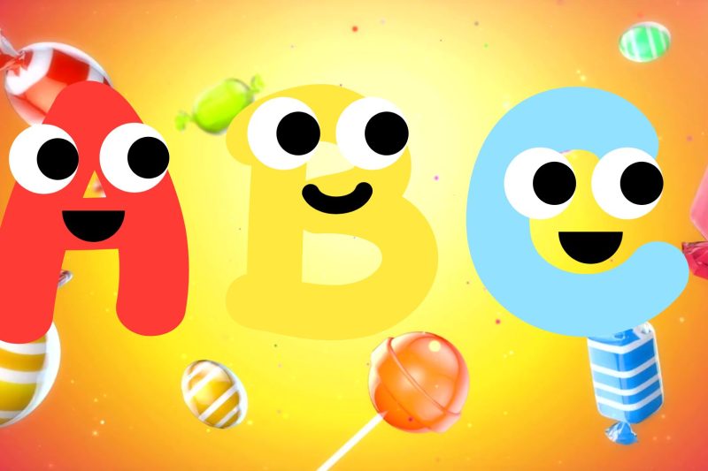 ABC candy song | Learn uppercase letters of the alphabet song