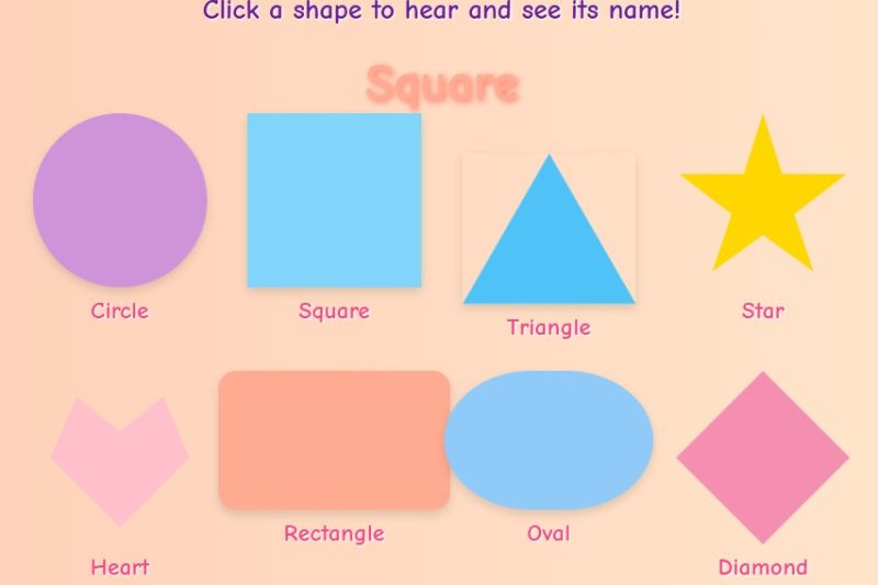 Game – Touch the Shape