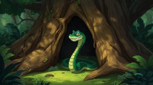 Story for kids: ๐ The Snake and the Ants 21 snake and ant