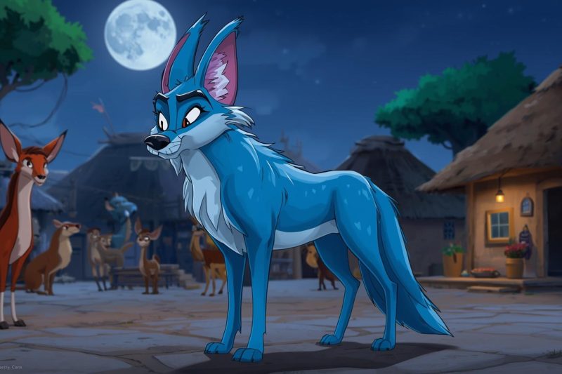 Stories for kids : The Blue Jackal