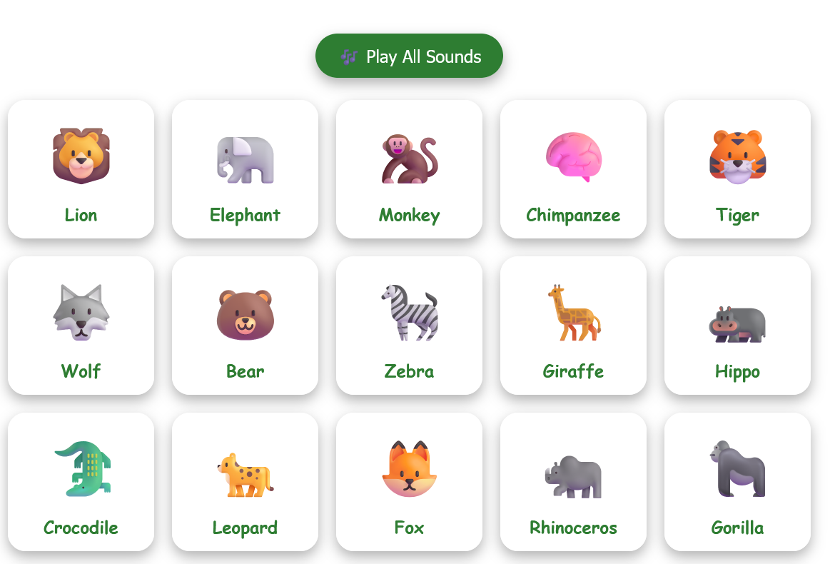 wild animal sound thumb